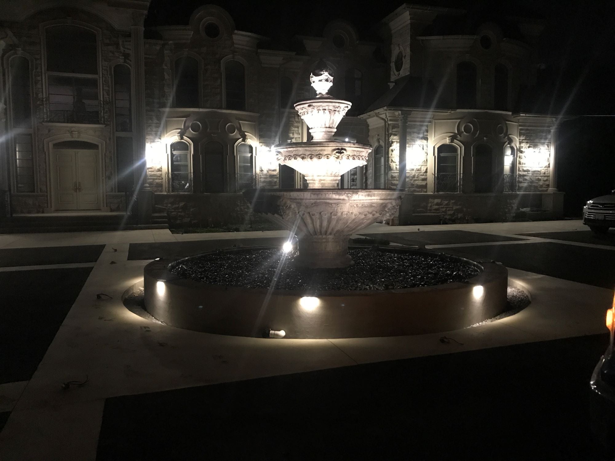 Photo of Large Lion Head Fountain - Marquis Gardens