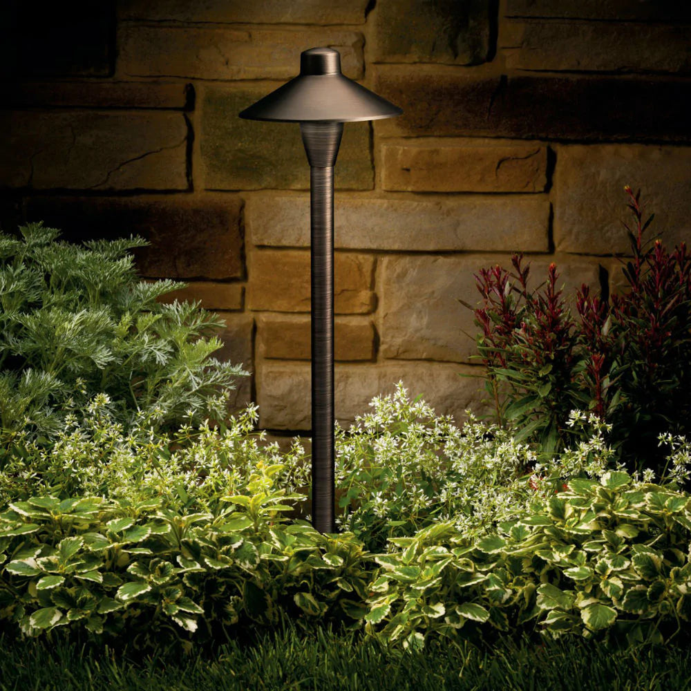 Photo of Kichler Traditional Path Brass - Marquis Gardens