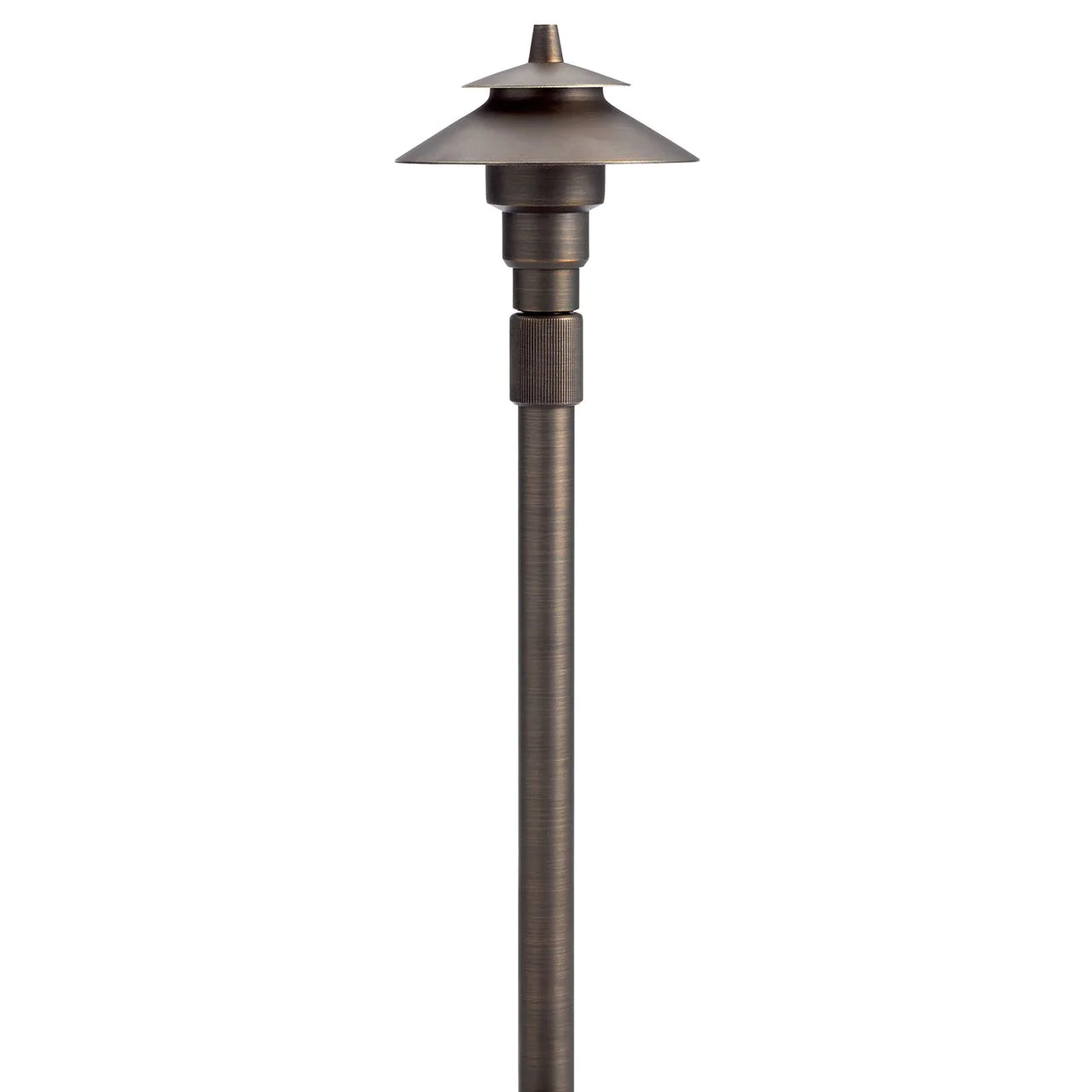 Photo of Kichler Brass Adjust Height Path - Marquis Gardens