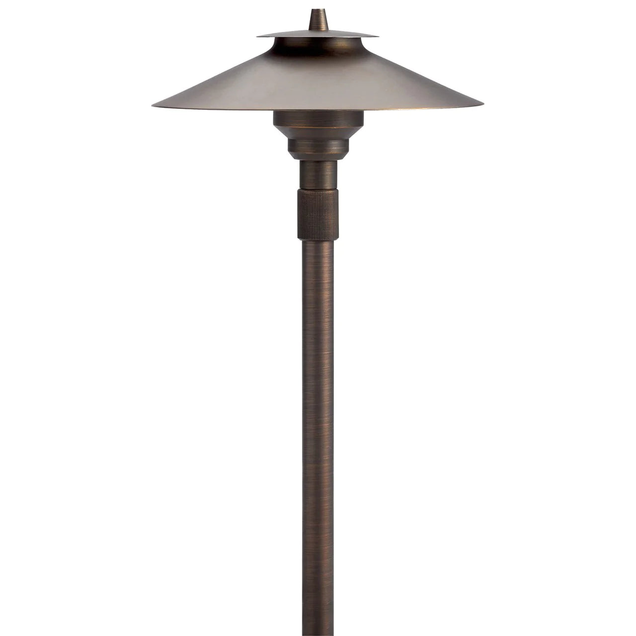 Photo of Kichler Brass Adjust Height Path - Marquis Gardens