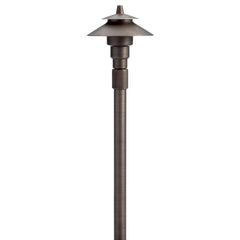 Photo of Kichler Brass Adjust Height Path - Marquis Gardens