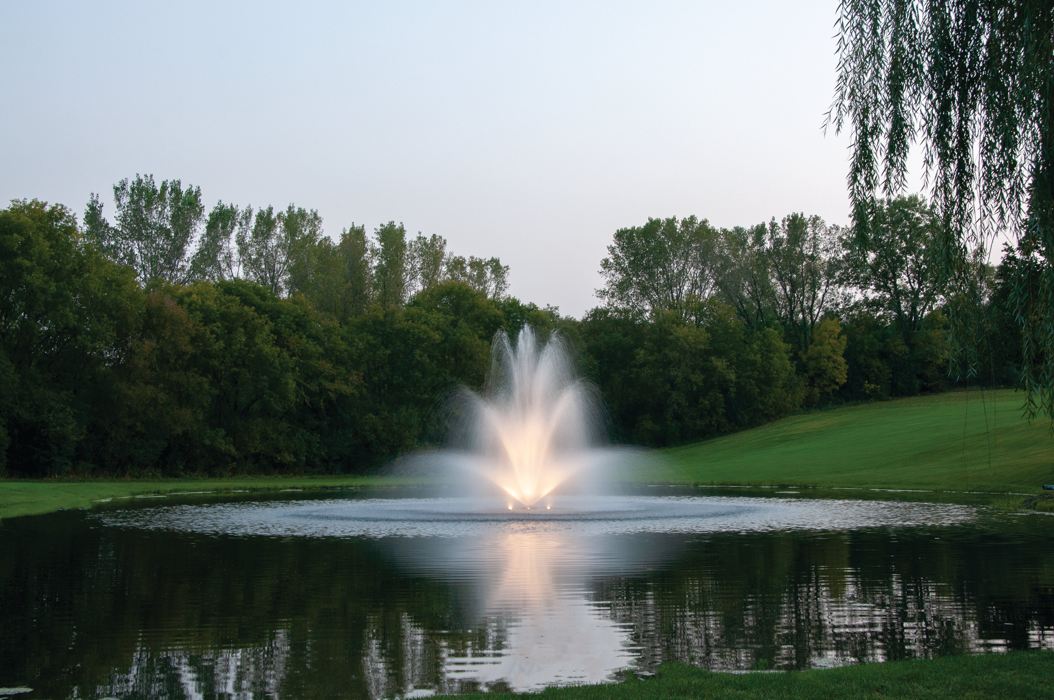 Photo of Kasco J Series Floating Fountains - Large: 5 HP - 7-1/2 HP - Marquis Gardens