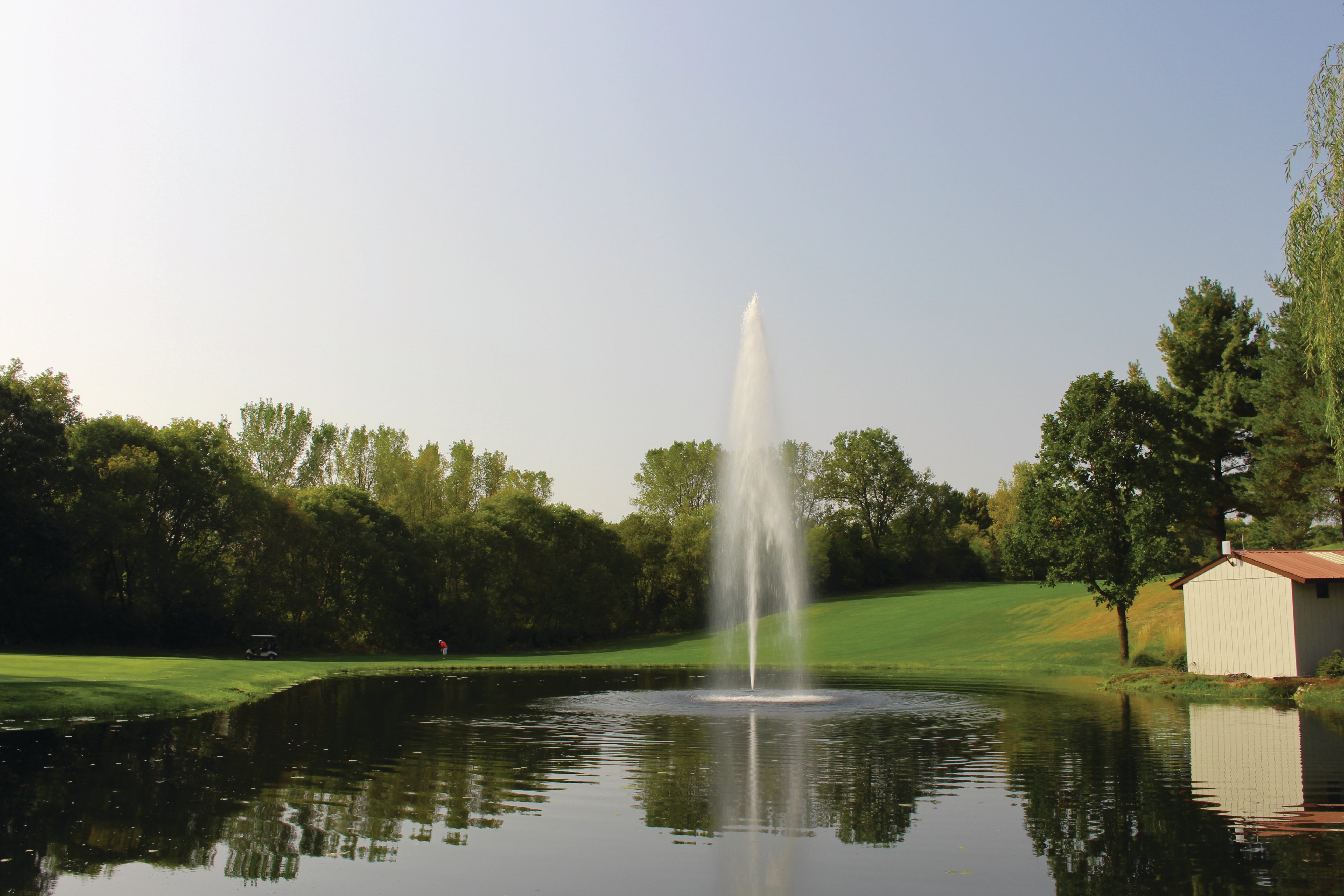 Photo of Kasco J Series Floating Fountains - Large: 5 HP - 7-1/2 HP - Marquis Gardens