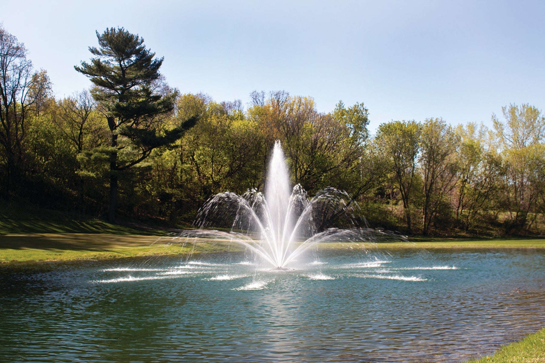 Photo of Kasco J Series Floating Fountains - Premium Nozzles Only - Marquis Gardens
