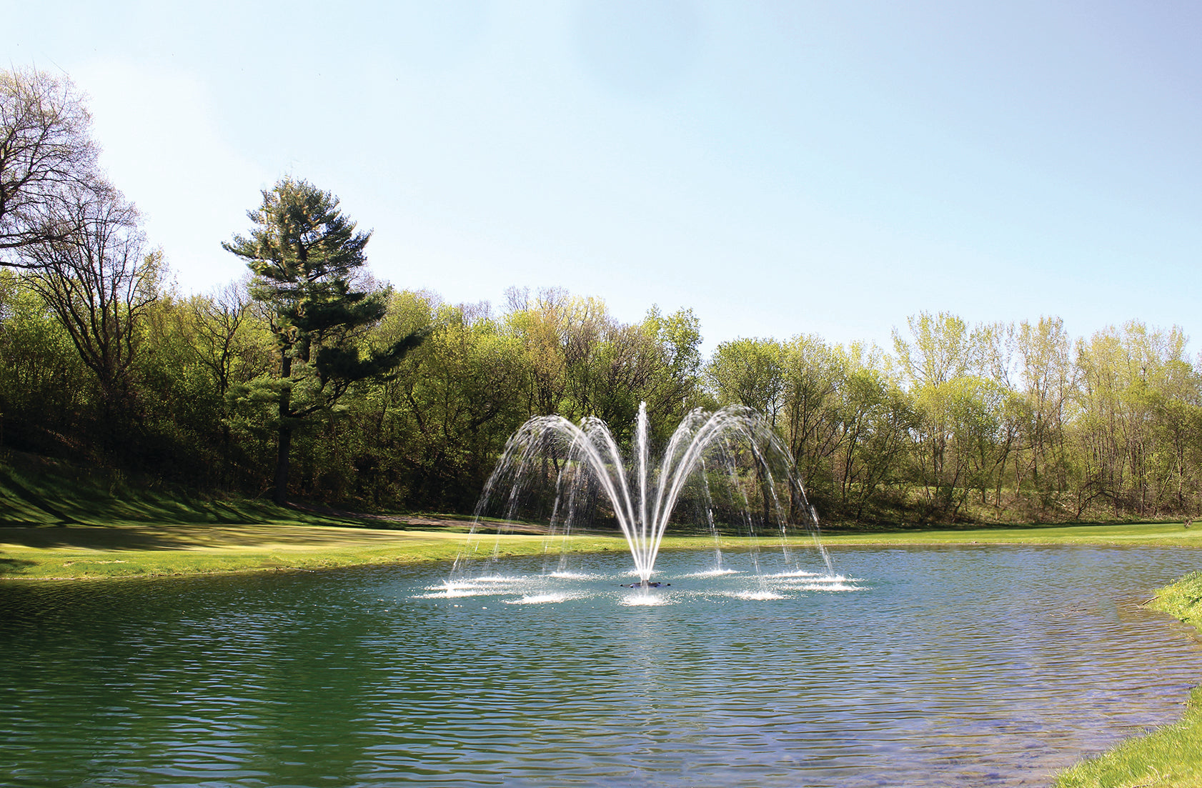 Photo of Kasco J Series Floating Fountains - Premium Nozzles Only - Marquis Gardens