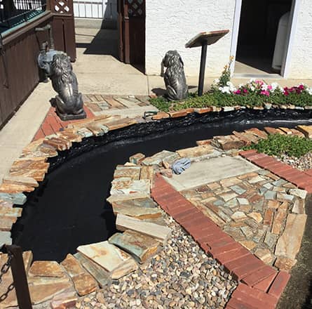 Photo of Liquid Rubber NeoPond Sealant - Marquis Gardens