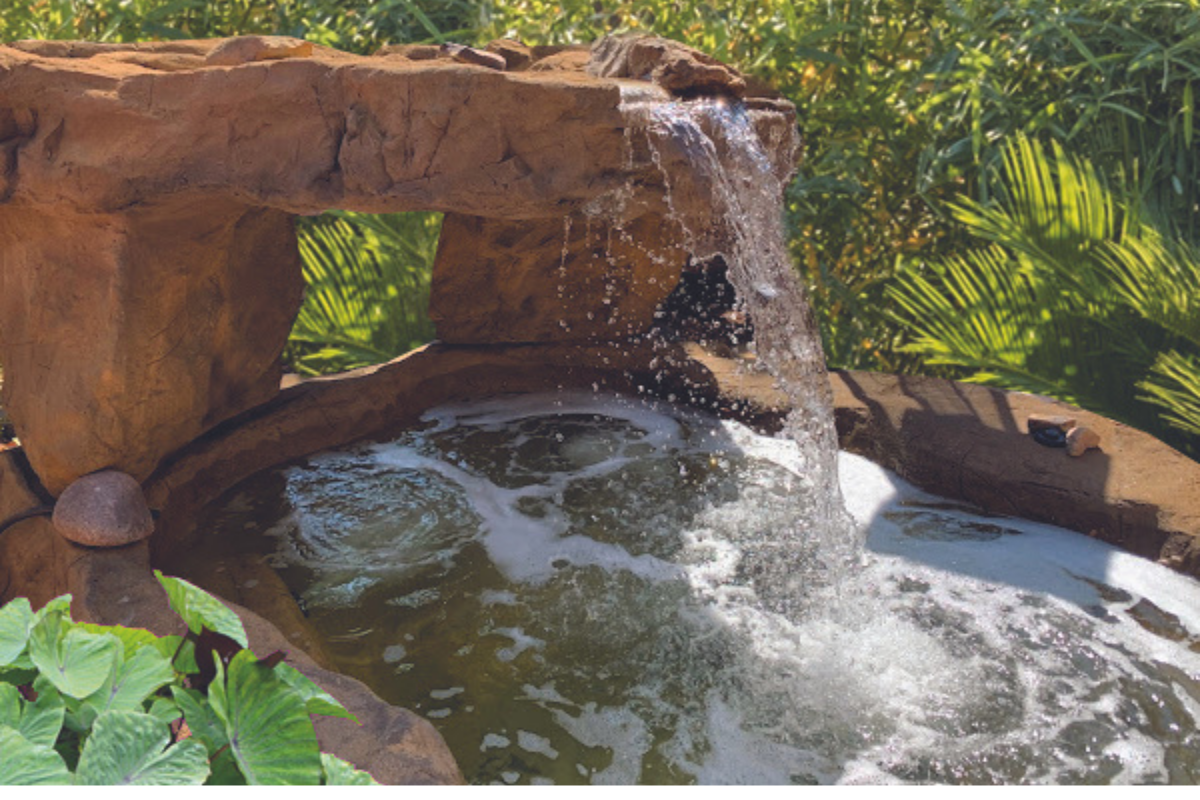 Photo of Universal Rocks Semi In-Ground Spas - Cenote - Marquis Gardens