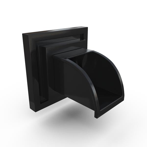 Mantova Black Wall Scupper