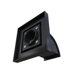 Mantova Black Wall Scupper