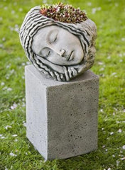 Photo of Campania Medium Art Pedestal - Marquis Gardens