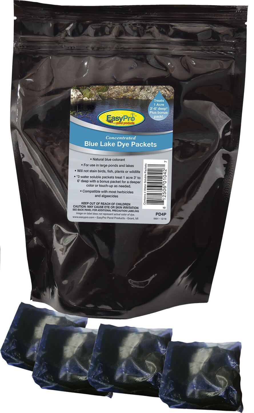 Photo of EasyPro Concentrated Lake Dye Packets - Dry - 4 packets - Marquis Gardens