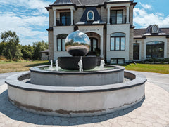 Photo of Stainless Steel Bubbling Spheres - Marquis Gardens