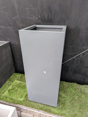 Veradek Pedestal Tall Grey Planter - Clearance