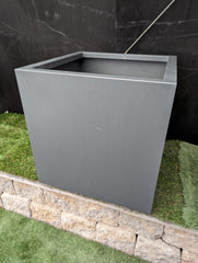 Veradek Cube Medium Grey Planter - Clearance