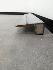 Stainless Steel Spillway Waterfall - Long Lip Closed Top 6'