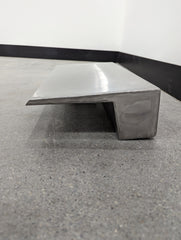 Stainless Steel Spillway Waterfall - Long Lip Closed Top 18"