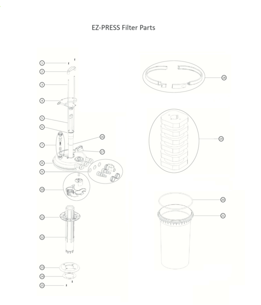 Photo of EZ-PRESS Filter Parts - Marquis Gardens