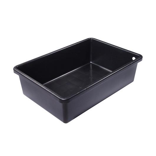 Photo of Laguna Rectangular Heavy Duty Black Plastic Basins - Marquis Gardens