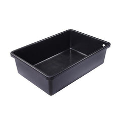 Photo of Laguna Rectangular Heavy Duty Black Plastic Basins - Marquis Gardens