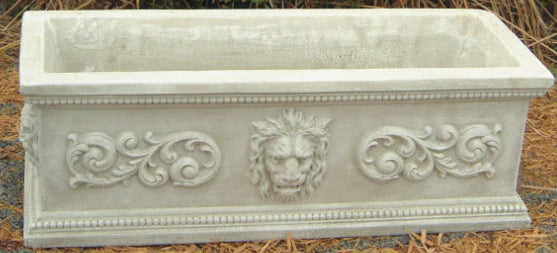 Photo of Rectangular Lion Planter - Marquis Gardens