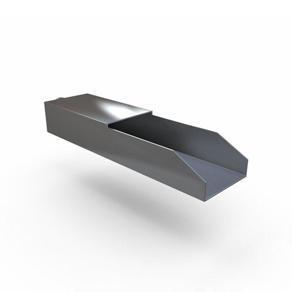 Photo of Stainless Steel Channel Wall Scupper - Marquis Gardens