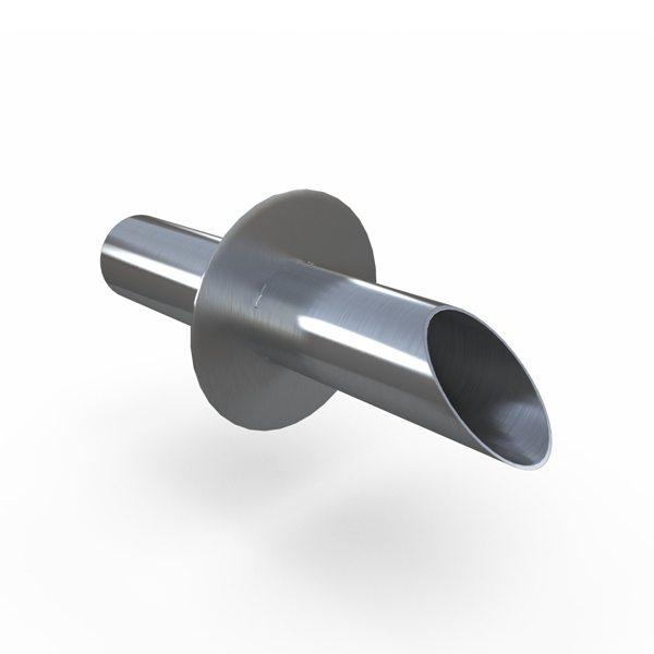 Photo of Stainless Steel Round Wall Scupper - Marquis Gardens