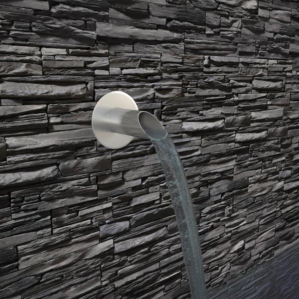 Photo of Stainless Steel Round Wall Scupper - Marquis Gardens
