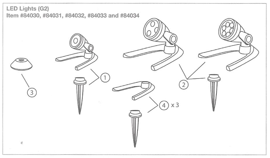 Photo of Aquascape Replacement Mounting Kits for Aquascape Lights  - Marquis Gardens