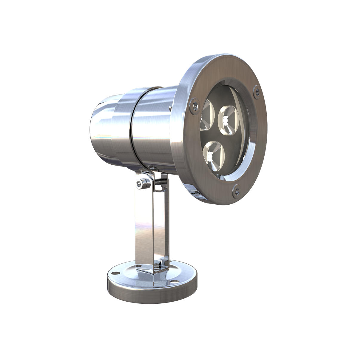 Stainless Steel LED Color-Changing Spot Lights - Static
