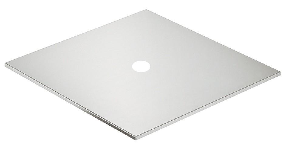 36" Aluminum Square Plate with 1.25" Core Out