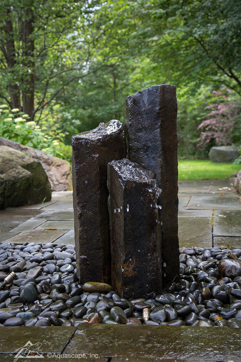 Photo of Aquascape Natural Mongolian Basalt Columns  - Marquis Gardens