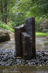 Photo of Aquascape Natural Mongolian Basalt Columns  - Marquis Gardens