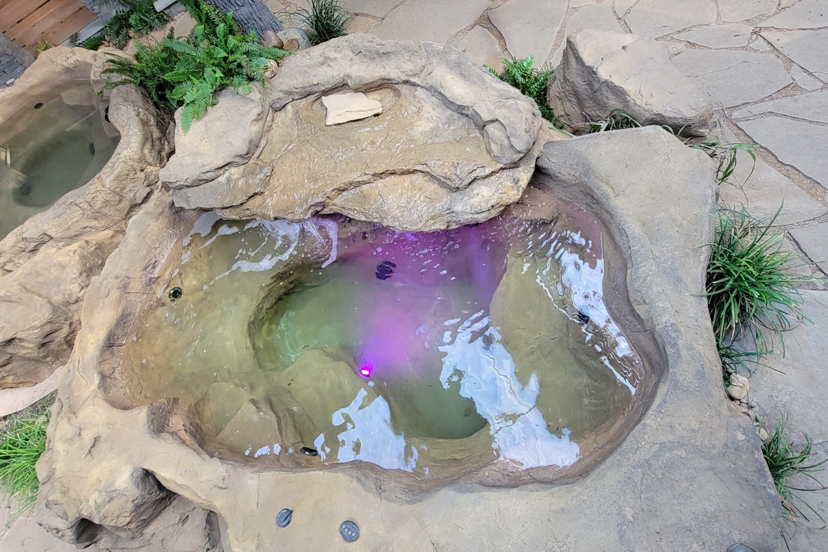 Photo of Universal Rocks Semi In-Ground Spas - Cenote - Marquis Gardens