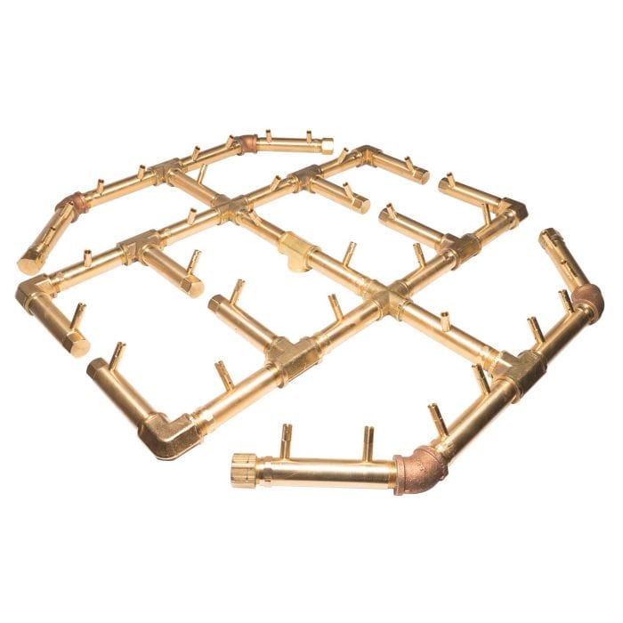 Photo of Octagonal Crossfire Brass Burners - Marquis Gardens