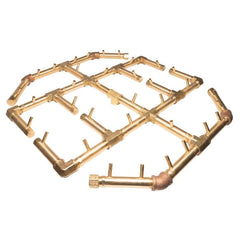 Photo of Octagonal Crossfire Brass Burners - Marquis Gardens