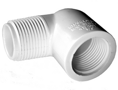 90 Elbows Threaded MPT x FTP PVC