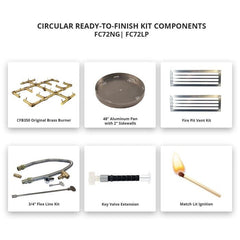 Photo of Circular Ready To Finish Fire Pit Kits - Marquis Gardens