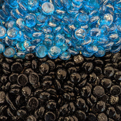 Fire Glass Beads 1/2" 10lb Jar