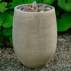Photo of Campania Bebel Pebble Fountain, Tall - Marquis Gardens