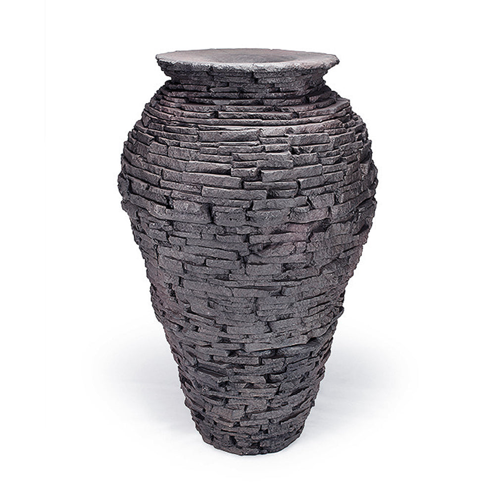 Photo of Aquascape Stacked Slate Urns  - Marquis Gardens