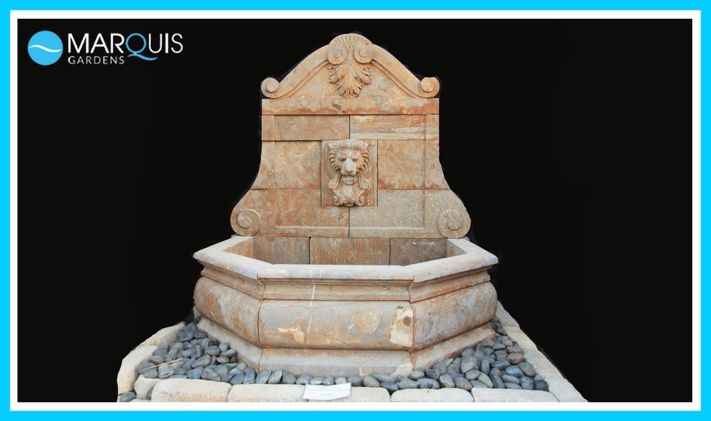 Photo of Lion Wall Fountain - Marquis Gardens